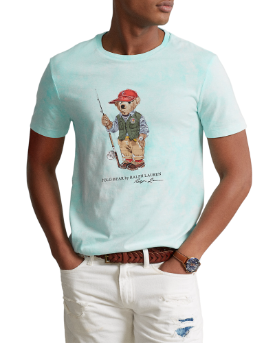 Camiseta polo ralph lauren sscncmslm9-short sleeve-t-shirt 710900826001 blue