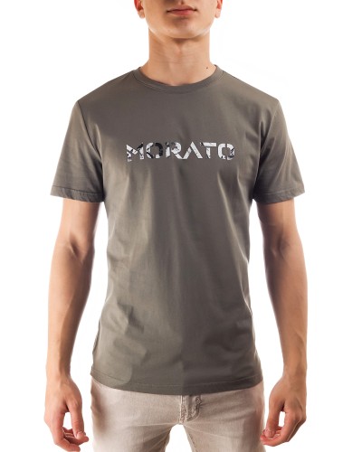 Camiseta antony morato t-shirt slim fit in cotone con mmks02266 10144 4060