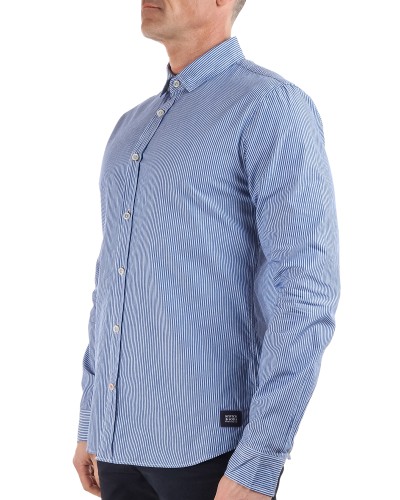 Camisa scotch & soda blue series slim-fit poplin shirt 169720 0218