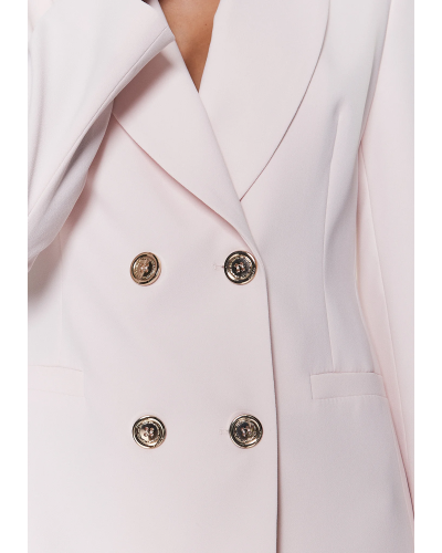 Americana pinko rafaela robe manteau crepe str 100050-a0gl p34