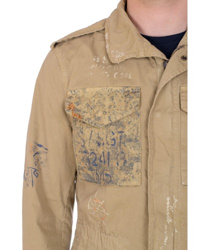 Chaqueta bob field jacket cotone  army247t247 90243 putty