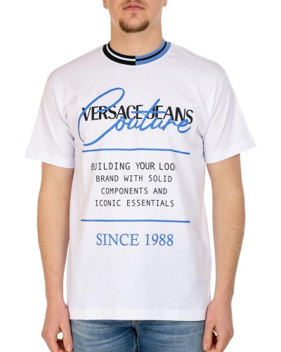 Camiseta versace jeans couture pt t-shirt  72gaht15cj00t 89991 003