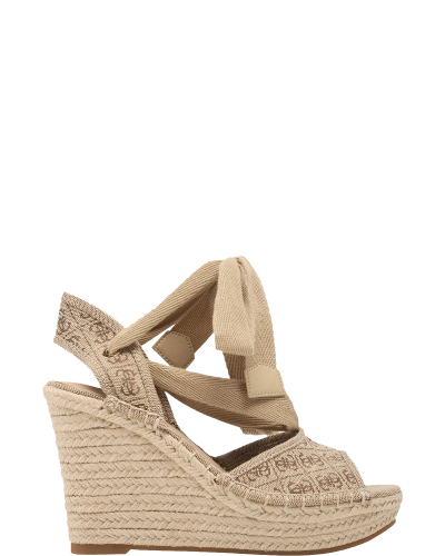 ZAPATO GUESS HALONA FL6HLO FAB04 BEIGE BROW