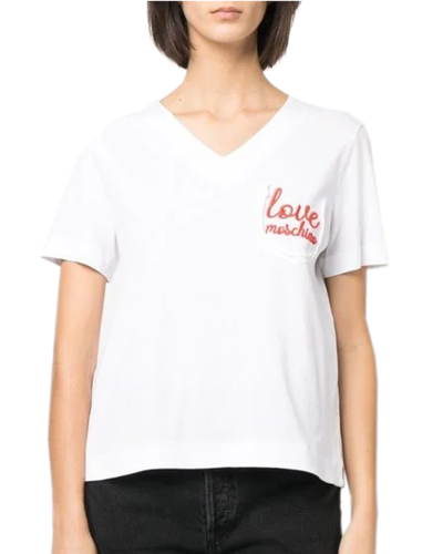 Camiseta love moschino t-shirt w4h9101m3876 a00
