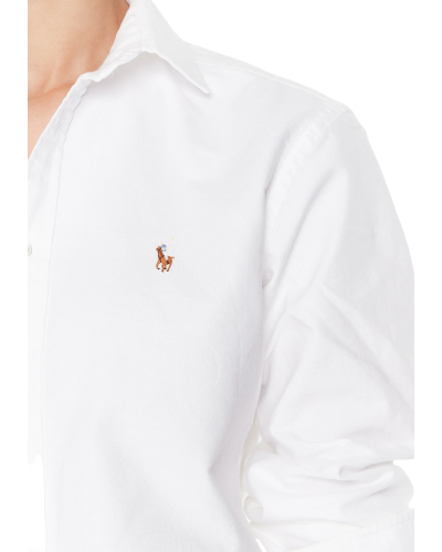 Camisa polo ralph lauren ls crlte st-long sleeve-button front shi 211891377003 bsr white