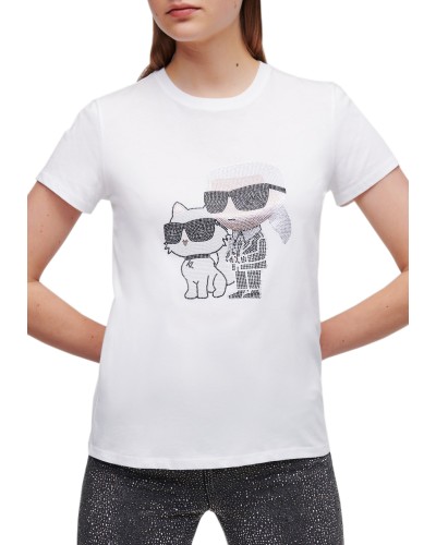 Camiseta karl lagerfeld ikonik 2.0 rs t-shirt 230w1772 white