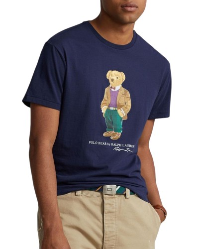 Camiseta polo ralph lauren sscnclsm1-short sleeve-t-shirt 710854497026 navy