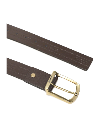 Cinturón guess adjust & not reversible belt bm7764 lea35 brown