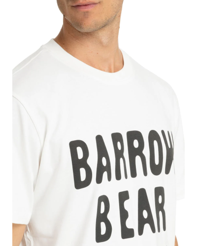 Camiseta barrow jersey t-shirt unisex f3bwuath130 off white