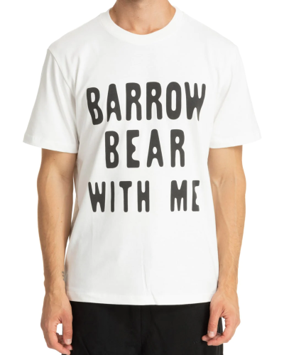 Camiseta barrow jersey t-shirt unisex f3bwuath130 off white