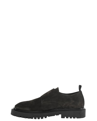 Zapatos antony morato derby barren in camoscio mmfw01635 30005 antracite