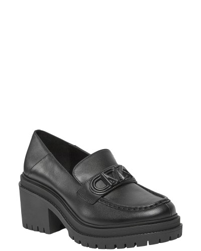 Zapatos michael kors rocco heeled loafer 40h3rcmp1l black