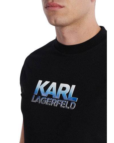 Camiseta karl lagerfeld t-shirt crewneck 541221 755402 990