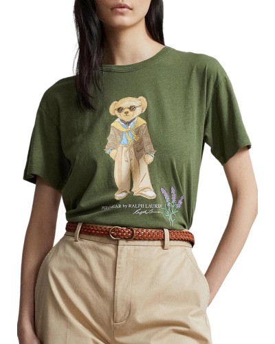 CooperaciÓn polo ralph lauren prov bear t-short sleeve-t-shirt 211924292001 garden trail