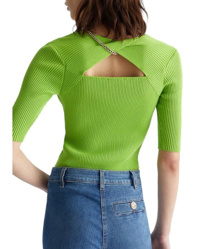 Punto liujo sweater ca4102 ms49i verde kiwi