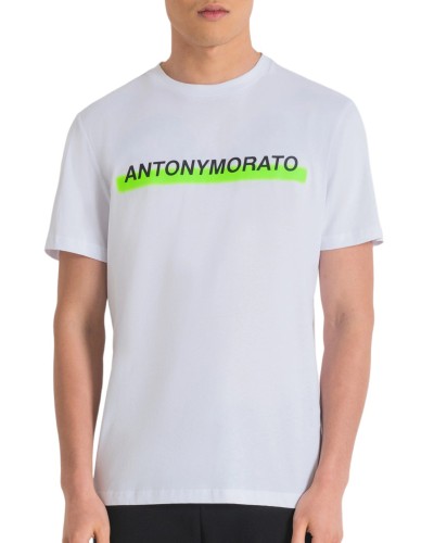 CooperaciÓn antony morato short sleeved t-shirt mmks02354 10144 bianco