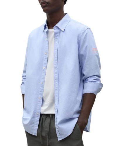 Camisa ecoalf antonioalf shirt man mcmgasranton0159s24 sky blue