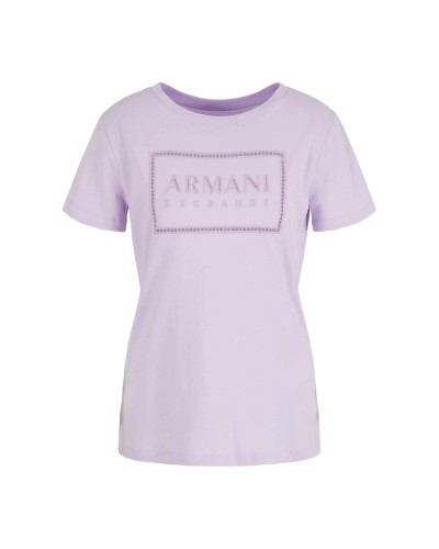 CooperaciÓn armani exchange t-shirt 3dyt59 yj3rz violet sky