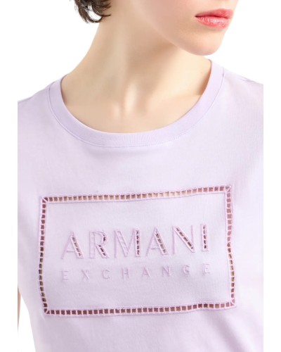 CooperaciÓn armani exchange t-shirt 3dyt59 yj3rz violet sky