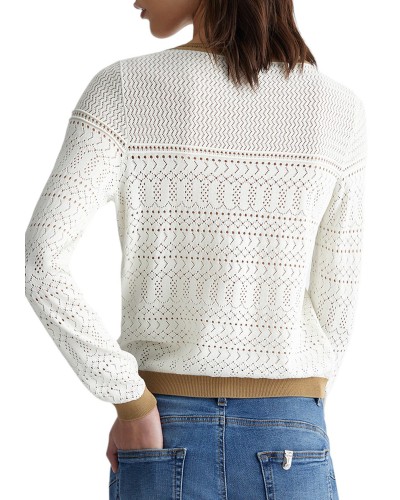 Punto liujo sweater ma4053 ms52n bco lana/c