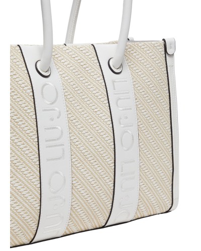 Bolsos liujo shopping bag aa4097 t6476 off white