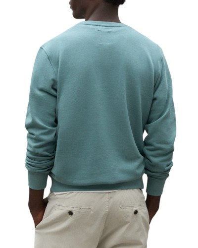 Sudadera ecoalf bransonalf sweatshirt man mcmgastbrans0800s24 aqua green
