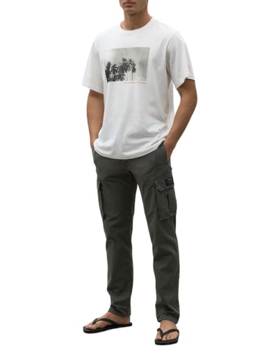 CooperaciÓn ecoalf samoaalf t-shirt man mcmgatssamoa0803s24 white