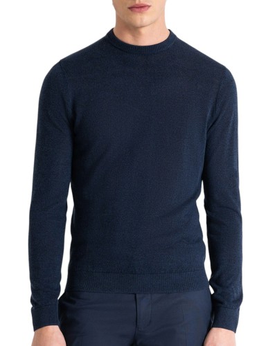 Punto antony morato knitted sweater mmsw01429 50086 avio blu