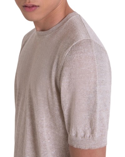 Punto antony morato knitted sweater mmsw01431 50041 sabbia