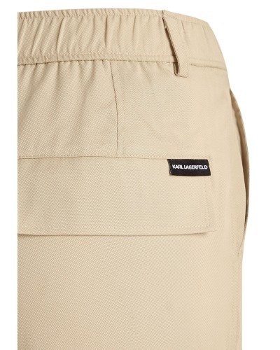 Pantalones karl lagerfeld soft cargo pant k241w1000 beige