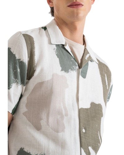 Camisa antony morato short sleeved shirt mmss00171 43605 multicolor
