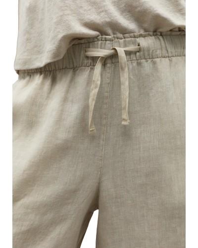 Pantalones ecoalf mosaalf pants woman mcwgapamosa00710s24 white sand