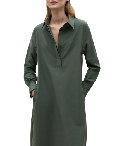 Vestidos ecoalf onixalf dress woman mcwgadronix00347s24 olive