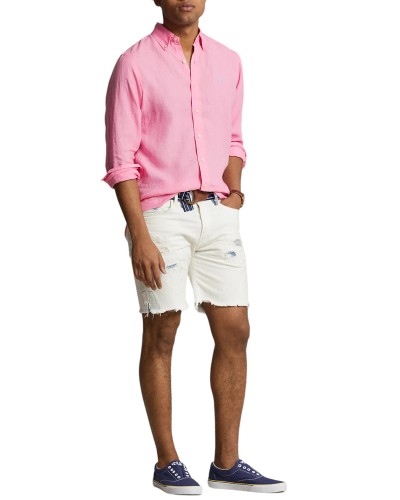 Camisa ralph lauren espa?a slu slbdppcs-long sleeve-sport shirt 710829443028 fl pink