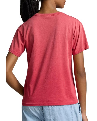 CooperaciÓn polo ralph lauren truck br t-short sleeve-t-shirt 211935590001 sunrise red