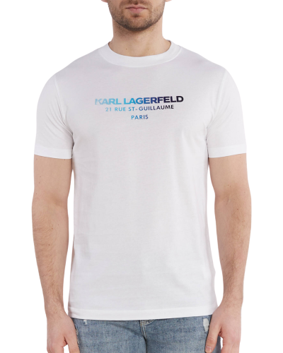 Camiseta Karl Lagerfeld t-shirt crewneck 542241 755062 blanco