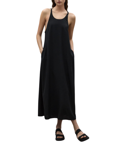 Vestidos ecoalf cromealf dress woman mcwgadrcrome0344s24 black