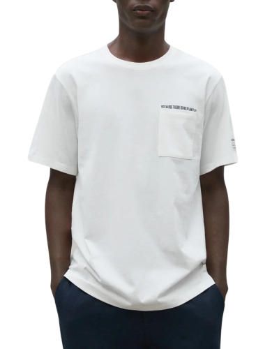 Samarreta ECOALF deraalf t-shirt man mcmgatsdera00803 blanco