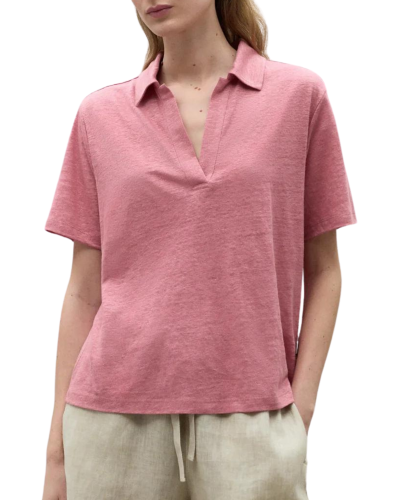 Samarreta ECOALF tromsalf t-shirt woman mcwgatstroms0128s24 dusty rose