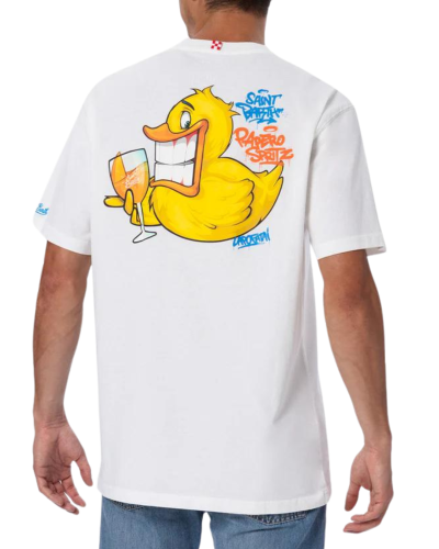 Camiseta saint barth tshirt man tshm001 cpt ducky pa 00654f