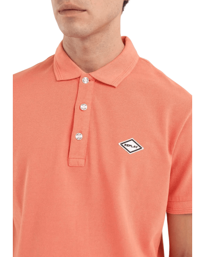 Polos REPLAY polo m3070a.22696g coral pink