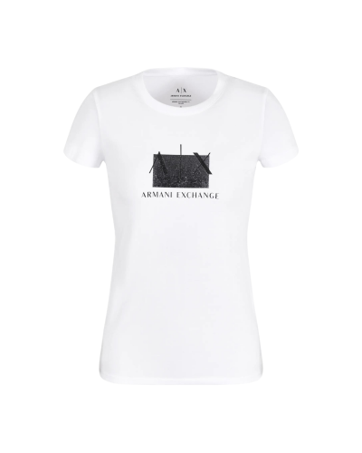 Samarreta ARMANI EXCHANGE t-shirt 3dyt51 yjetz optic white