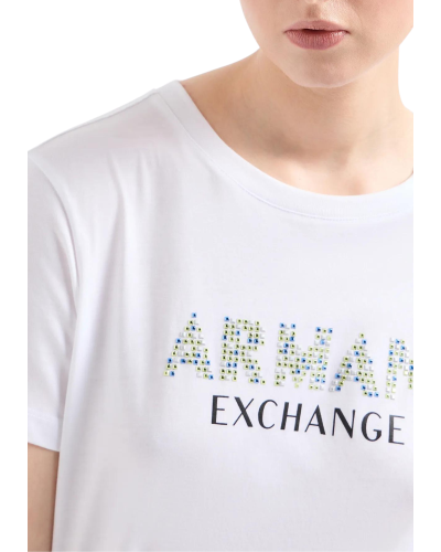Samarreta ARMANI EXCHANGE t-shirt 3dyt13 yj8qz optic white