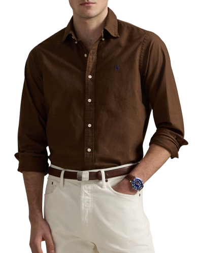 Camisa POLO RALPH LAUREN gd oxford-slbdppcs 710804257064 brown